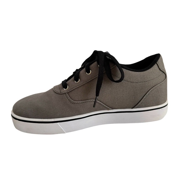 Heelys Men's Launch 20 Canvas Skating Sneakers Size 9 Gray Shoes HE100754 - Picture 5 of 12